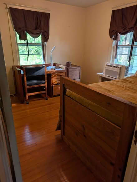 Photo of free Desk, file cab. and Bunk Bed Frame (near Peddie School) #1