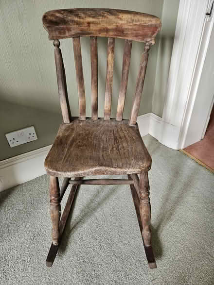 Photo of free wooden rocking chair (Workington Ashfield CA14) #1