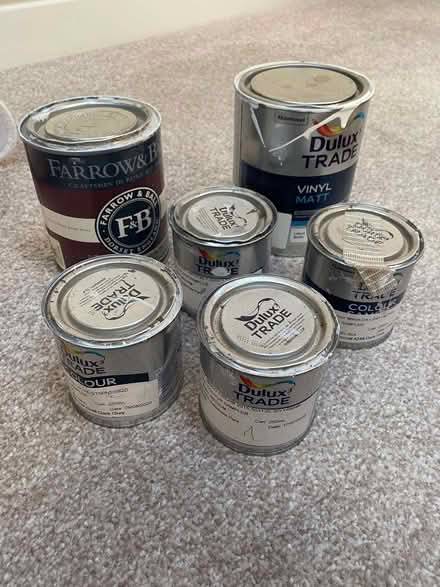 Photo of free Assorted Paint Cans (Worlds End SW10) #2