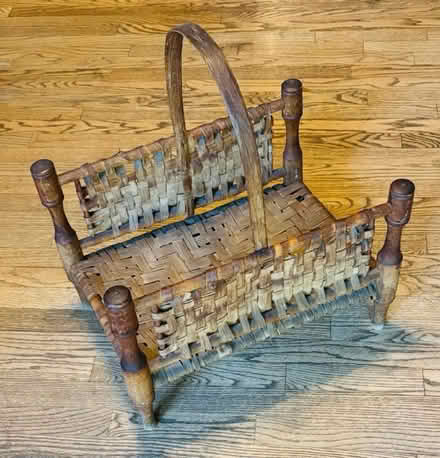 Photo of free OLD Hickory wood magazine carrier (Wilmette, Illinois) #1