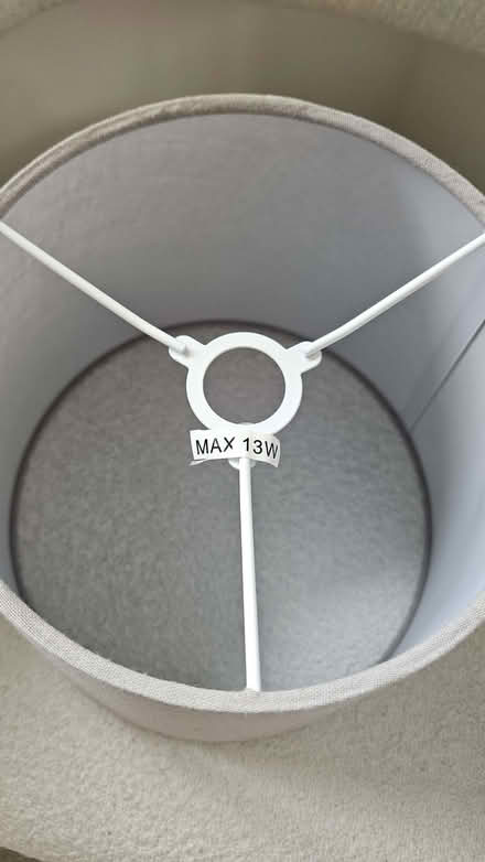 Photo of free Linen lampshade (Chineham Park RG24) #3