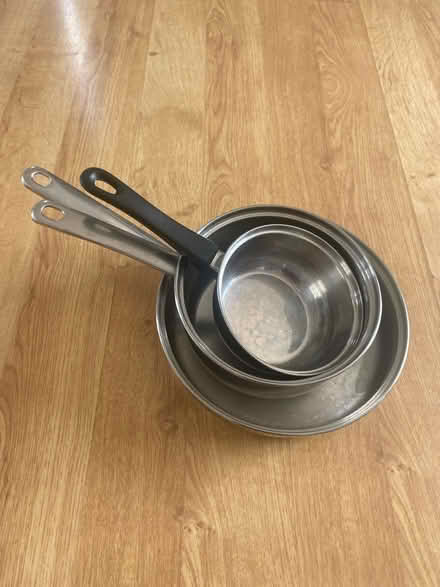 Photo of free Saucepan Set x3 (Tadworth KT20) #1