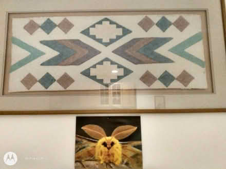 Photo of free framed SW chenille wall hanging (Ellicott City, Turf Valley) #1