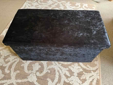 Photo of free Crushed Velvet Ottoman Blanket box (Loddon) #1