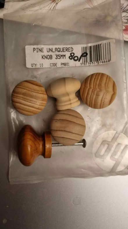 Photo of free Pine doorknobs (Upper Wellsway) #1