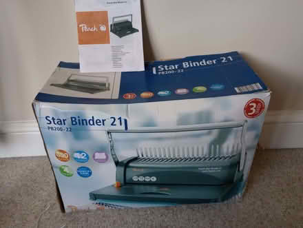 Photo of free Binding machine (Shefford SG17) #2