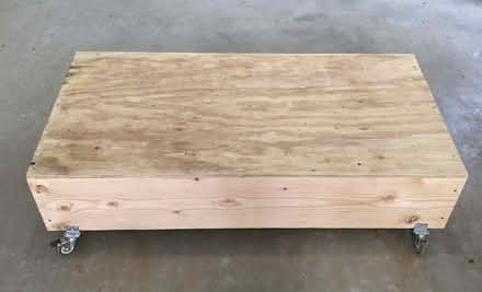 Photo of free rolling wood platform (Groton) #1