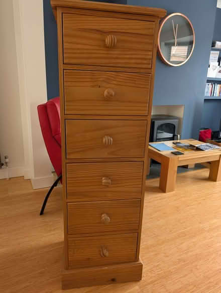Photo of free Pine Tallboy 6 Drawer Unit (CT1) #1