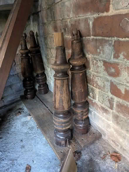 Photo of free Vintage oak table legs (Heaton) #1