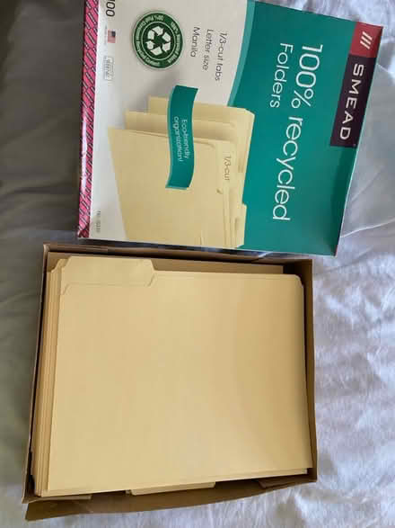 Photo of free Brand new Manila file folders (Inwood (near Dyckman)) #1