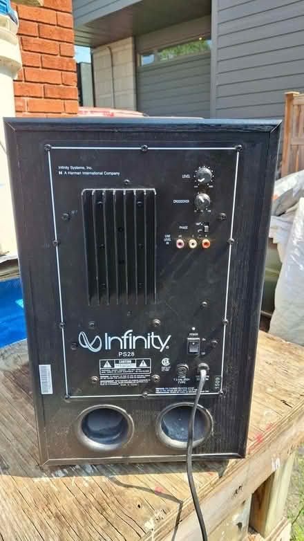 Photo of free Subwoofer infinity ps28 damaged (Westboro, 262 Duncairn Ave.) #4