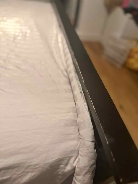 Photo of free IKEA Double Bed - black (EC1N 7AE) #4