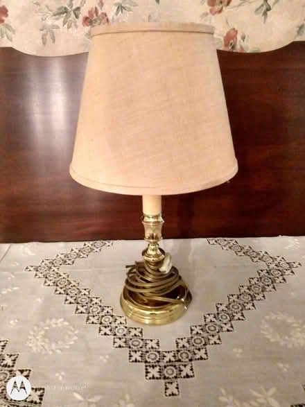 Photo of free Small brass lamp (Ellicott City, Turf Valley) #1