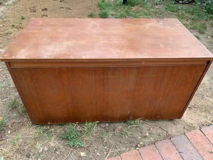 Photo of free Vintage wooden ottoman (Tilehurst RG30) #1