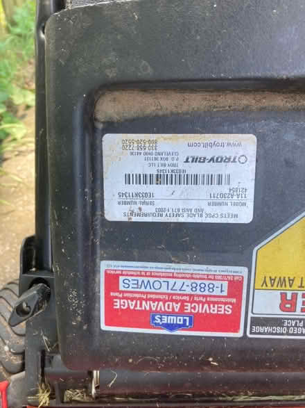 Photo of free Gas mower (Hagerstown- North End) #2