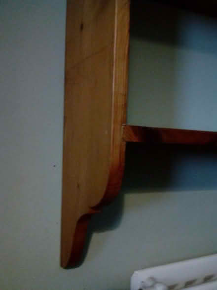 Photo of free Wooden book shelves/case-style, for wall (Gilmerton EH17) #3