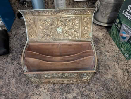 Photo of free Brass letter holder/ornament (AB22) #3