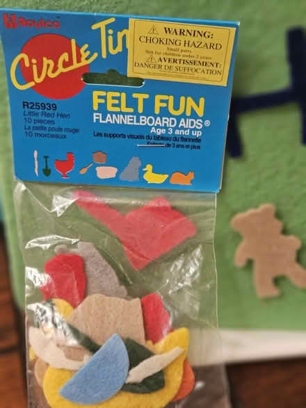 Photo of free Little felt board 12"x12" (Fairfield) #3