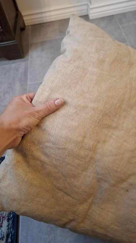 Photo of free 3 x matching cushions (Boughton Monchelsea ME17) #2