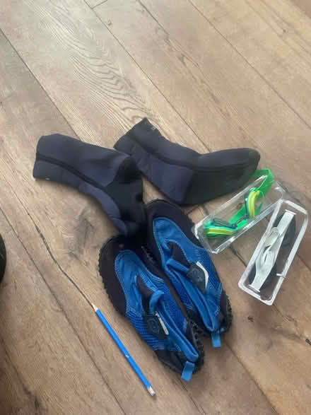 Photo of free Kids goggles and swim shoes (Pennhill BH14) #1