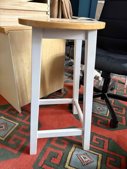 Photo of free A pair of tall wooden stools (Isleworth TW7) #1