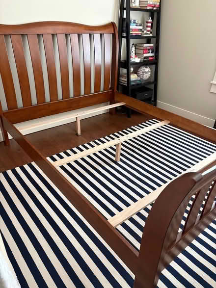 Photo of free Wood Sleigh Bed (North Creek off 527 hwy) #1