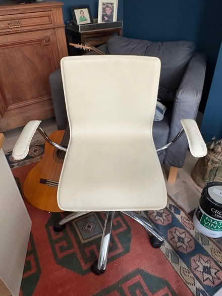 Photo of free Office wheeled swivel chair cream (Isleworth TW7) #1
