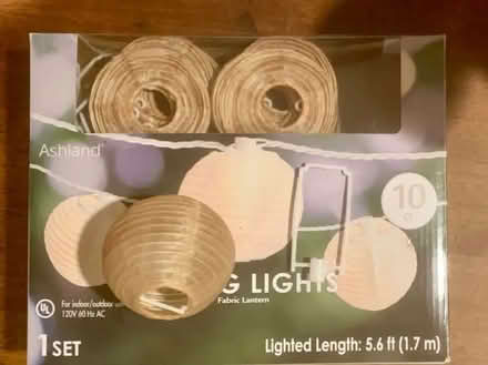 Photo of free Raffia-colored globes String Lights (Wilmette, Illinois) #1