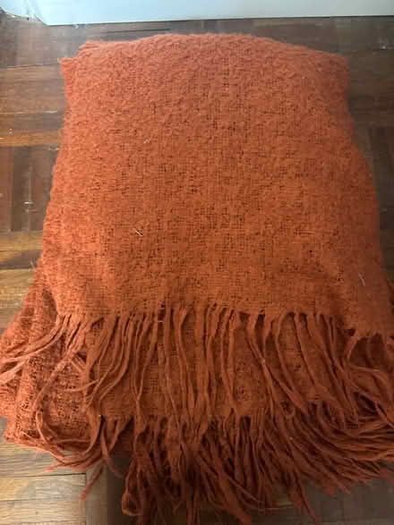 Photo of free Orange throw blanket (Summertown OX2) #1