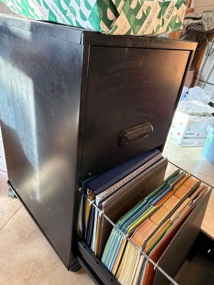 Photo of free Black Metal filing cabinets w keys (Holston Hills Knoxville TN) #1