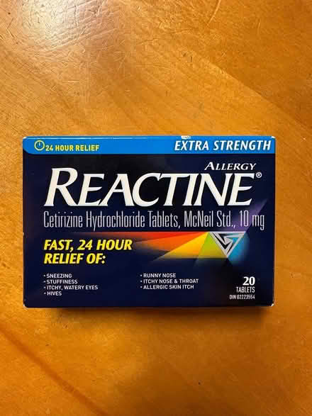 Photo of free Reactine allergy medication (Kanata Katimavik) #1