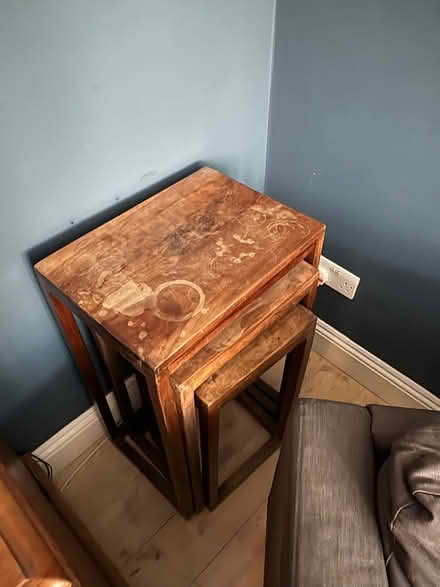 Photo of free Solid dark wood best of tables (Isleworth TW7) #3