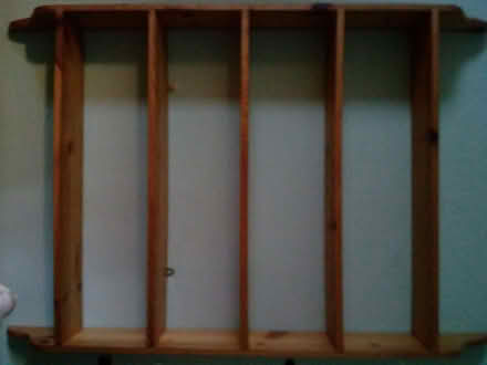 Photo of free Wooden book shelves/case-style, for wall (Gilmerton EH17) #1