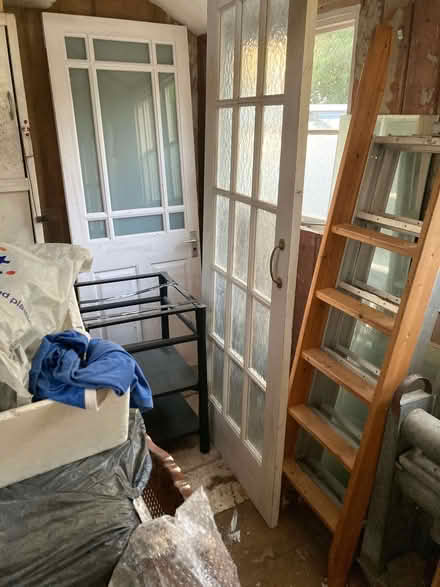 Photo of free Two glazed wooden doors, internal but would suit sheds... (Rooksmoor GL5) #1