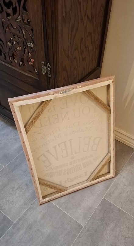 Photo of free Canvas wall hanging (Boughton Monchelsea ME17) #2