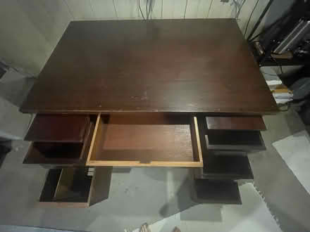Photo of free Doten Dunton Mission Oak Exec Desk (Cohoes, New York hill section) #3