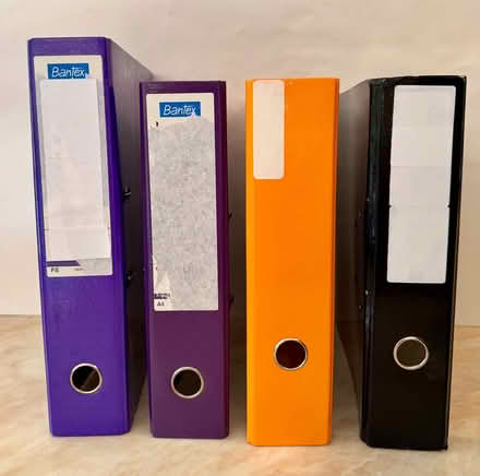 Photo of free Box (x4) & Lever Arch (x4) Flies (Cobham, Surrey KT11) #1