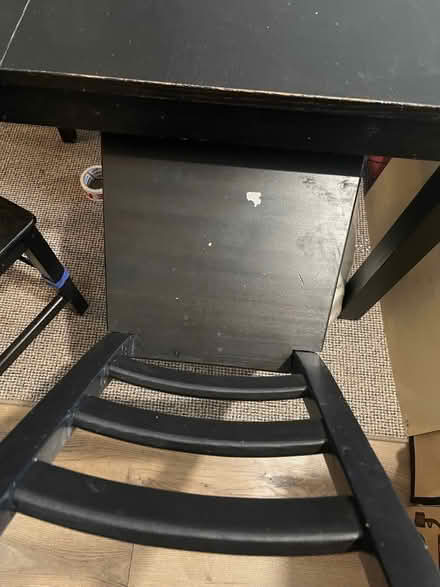 Photo of free Ikea Bjursta extendable table plus 4 chairs (Tufnell Park N7) #4