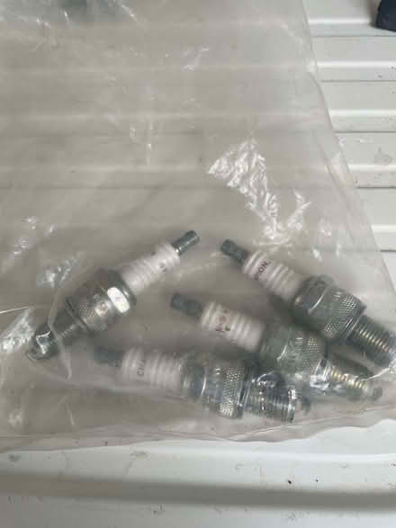 Photo of free 4 New Champion N9Y Sparking plugs, 4 emergency Fan belts. (Sheldon B92) #1