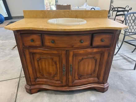 Photo of free Table & Chairs & Bathroom Vanity (2228 Brewster Ave, RWC) #3