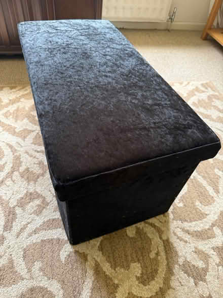 Photo of free Crushed Velvet Ottoman Blanket box (Loddon) #2