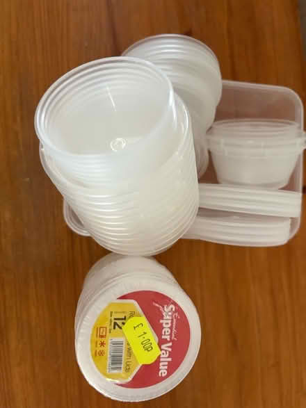 Photo of free Very Small Round Tubs with lids (Goldington MK41) #1
