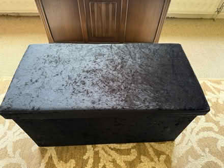 Photo of free Crushed Velvet Ottoman Blanket box (Loddon) #3