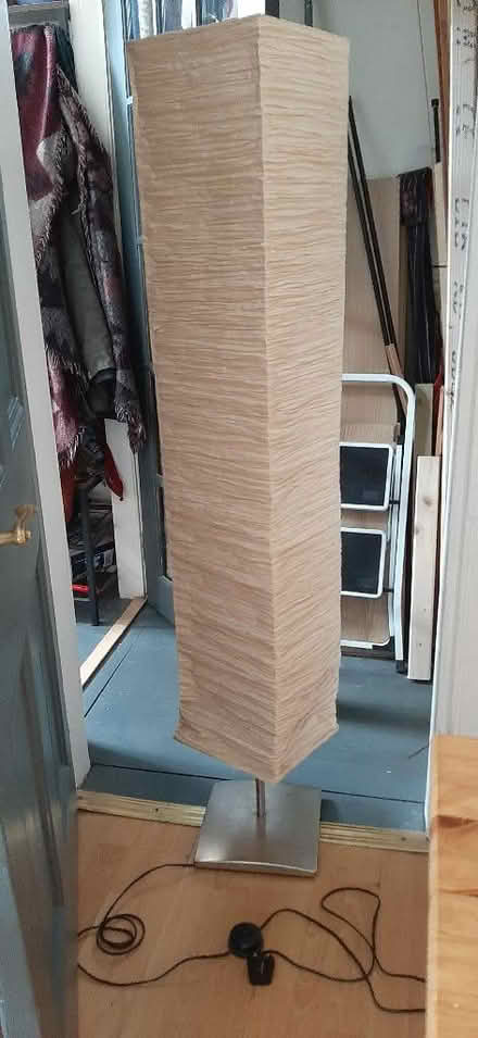 Photo of free Tall paper lamp 3 bulbs (Loanhead EH20) #1