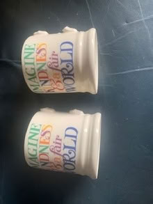 Photo of free Two Broken EB Lettered Mugs (Gosforth NE3) #1