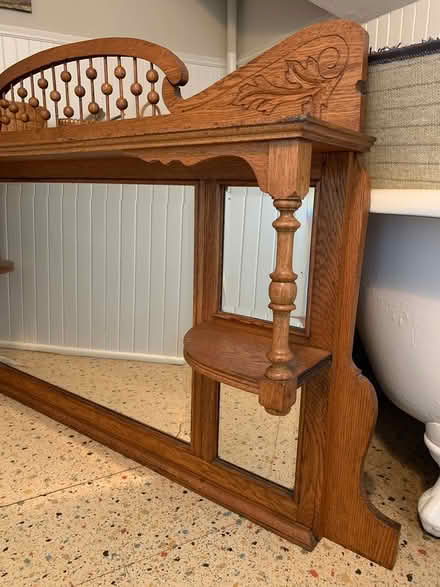 Photo of free Antique Oak Top of Side Board (Elmwood Village) #3