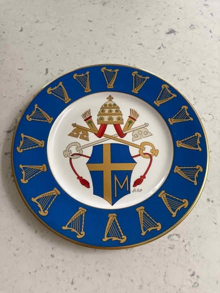 Photo of free 2 x Commemorative Pope plates (Bishopstown) #1
