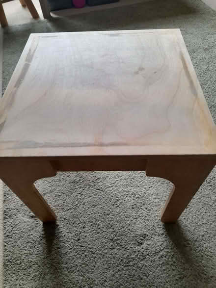 Photo of free Small Ikea Wooden side table (Warden Hill GL51) #1