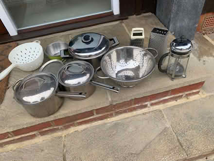 Photo of free Kitchen saucepans (Sonning RG4) #2