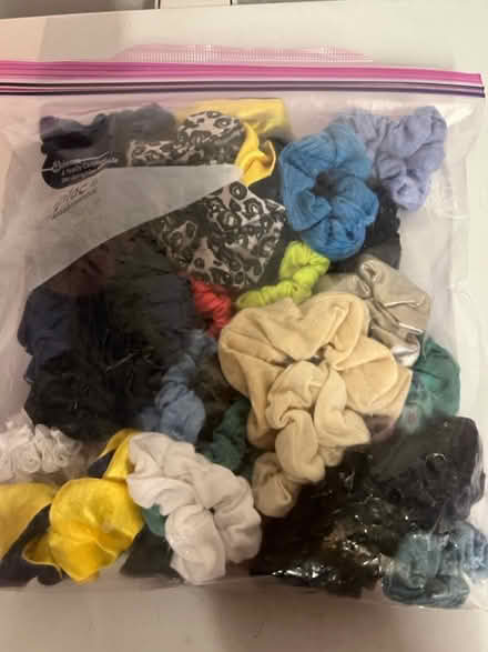 Photo of free Bag of hair scrunchies (Sunnyvale - Ponderosa Park) #1